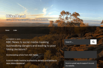 HikeHead hiking website screenshot