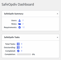 SafeOpdiv compliance plugin screenshot